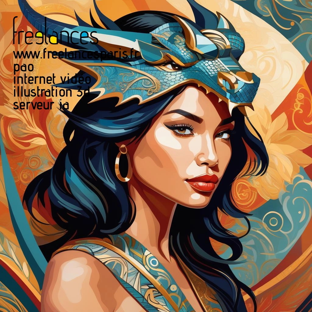 Pao mise en page internet vidéo illustration 3d serveur IA générative AI freelance paris studio de création magazines uz9v0oh0